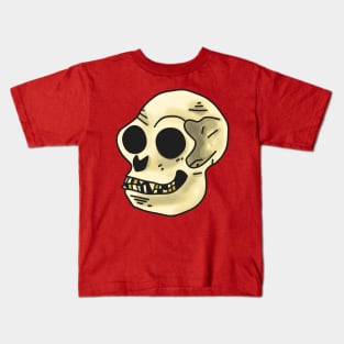 The Skull of a Spider Monkey Comic Cartoon Art Kids T-Shirt